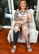 Redhead hairy pussy with lots and lots of sexy teasing in HQ