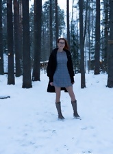 Ginger Milf Teases In The Snow