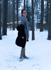 Ginger Milf Teases In The Snow
