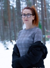 Ginger Milf Teases In The Snow