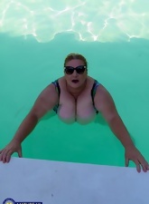 Chubby Mature Gilf Outdoor Pool Fuck Photos