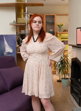 Redhead Babe Hairy Toy Play Photos