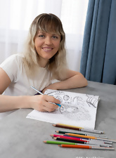 Blonde Student Stripping Hairy Pussy Pics