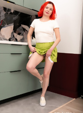 Hairy Redhead Naked In Kitchen Gallery