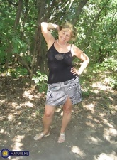 Outdoor Mature Flashing Big Tits Gallery