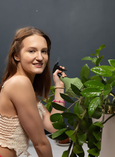 Hairy Young Brunette Solo Gallery