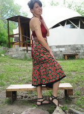 Mature Hairy Babe Nude Outdoor Gallery