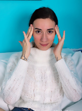 Tattooed Babe Spreads Hairy Pussy Pics