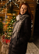 Redhead Hairy Pussy Holiday Strip Pics