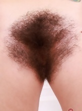 Hairy Pussy Close-Ups With Pink Gloves Gallery