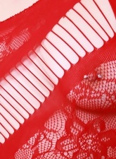 Mature Hairy Pussy Red Lingerie Close-Up Pics