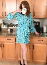 Mature Redhead Kitchen Nude Tease Pics