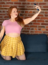 Redhead Hairy Pussy Fingering Pics Gallery