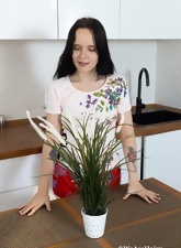 Hairy Pussy Kitchen Dildo Insertion Pics Gallery