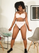 Nude Solo Tease Pics With Hairy Pussy & Booty