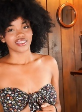 Hairy Bush Babe Solo Nude Photos Gallery