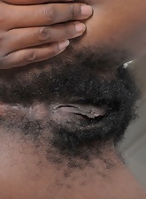 Natural Tits Bushy Pussy Spread Gallery