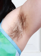 Curvy Babe Hairy Bush And Armpit Hair