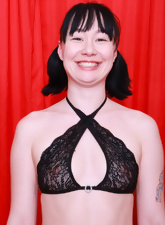 Asian Nude Babe Hairy Pussy Solo Tease