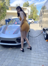 Nude Solo Tease Pics With Hairy Pussy