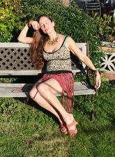 Mature Milf Outdoor Photos Featuring Hairy Bush