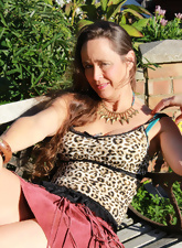 Mature Milf Outdoor Photos Featuring Hairy Bush