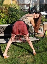 Mature Milf Outdoor Photos Featuring Hairy Bush